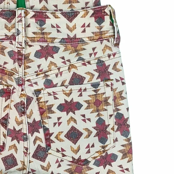 Free People Wild Child Southwest Print Skinny Jeans - Picture 5 of 14
